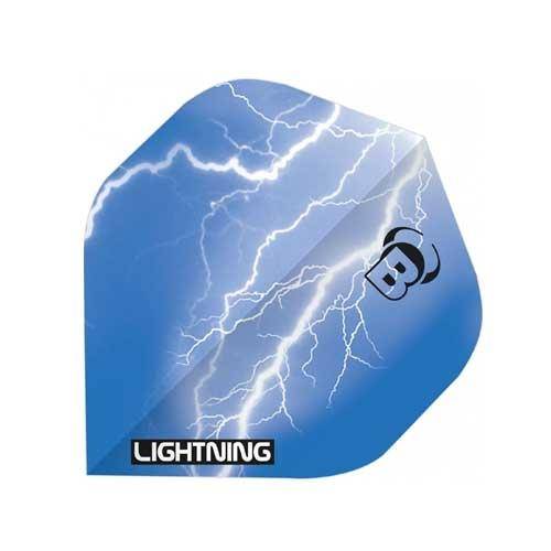 Ailette de fléchette Ailettes Bull's Lightning Bleue (3) A-Standard