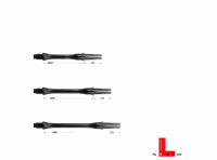 Tige de Fléchette (shaft) Tiges de fléchettes 30 mm SLIM Carbon L -Shaft locked ( Anneau inclus) L-STYLE