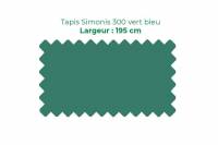 Drap de billard Carambole Tapis Simonis 300 195 cm vert-bleu