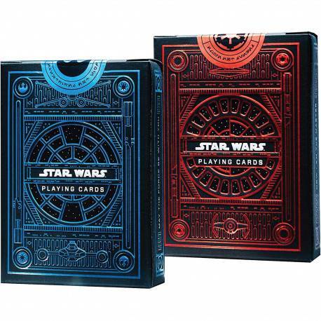 Carte de poker Premium Star Wars rouge (dark side, light side) "Made in Bicycle  / USA" MADE IN BYCICLE/ USA