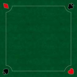 Tapis de Cartes Prestige Vert 60X60 cm – L'Usine à jeux